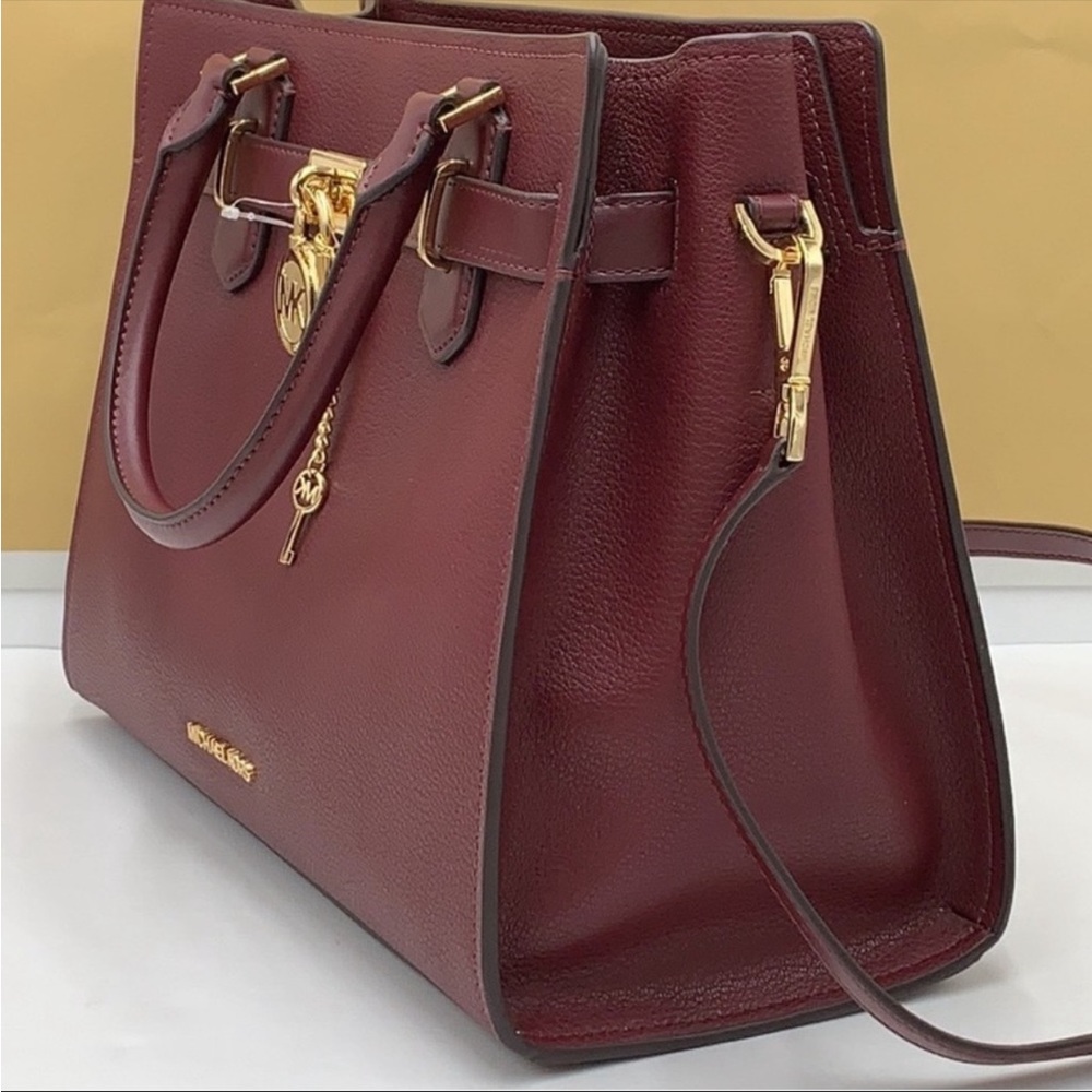 New Michael Kors Hamilton Meidum Satchel
Shoulder Crossbody Bag and Wallet Set - Picture 6 of 15
